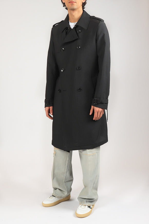  Trench Offlimits Canonico Reveres 1949 Uomo Grigio - 3