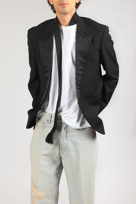 Giacca Smoking Intelata