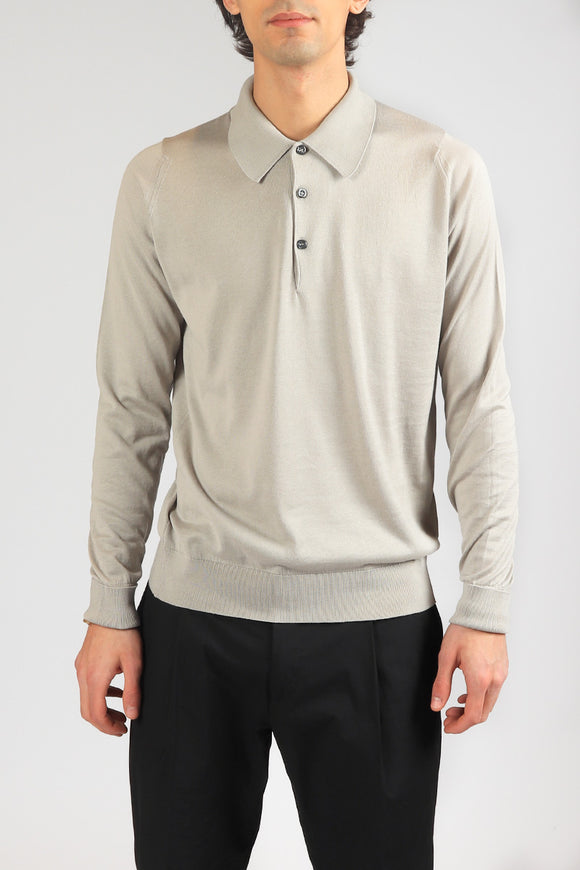  Polo Finchley John Smedley Uomo Grigio - 2