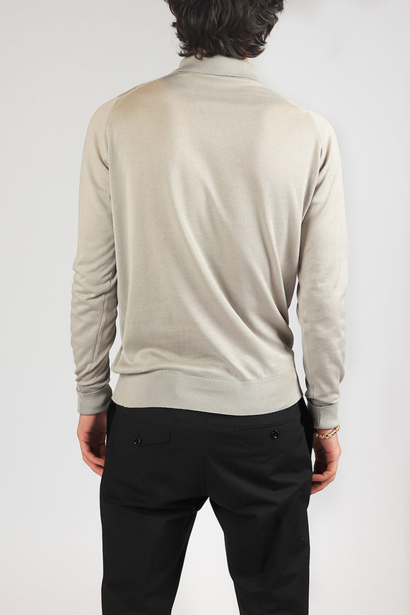  Polo Finchley John Smedley Uomo Grigio - 5