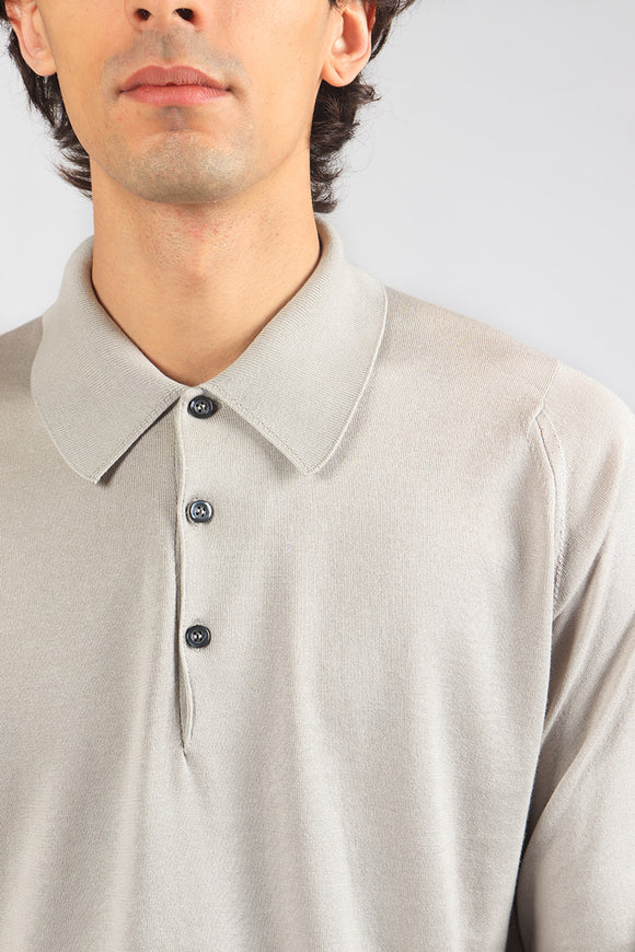  Polo Finchley John Smedley Uomo Grigio - 6