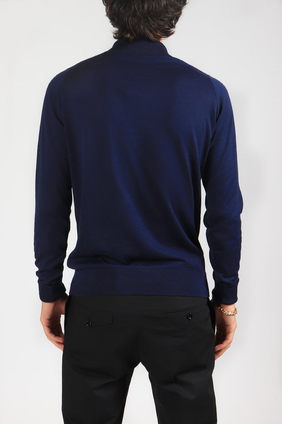  Polo Finchley John Smedley Uomo Blu - 5