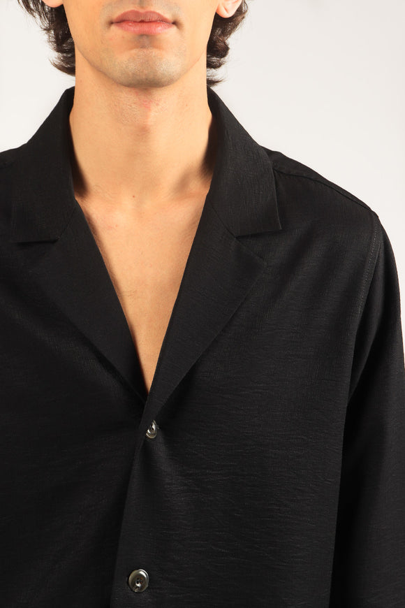  Shirt Jacket Traslucida Officina 36 Uomo Nero - 6