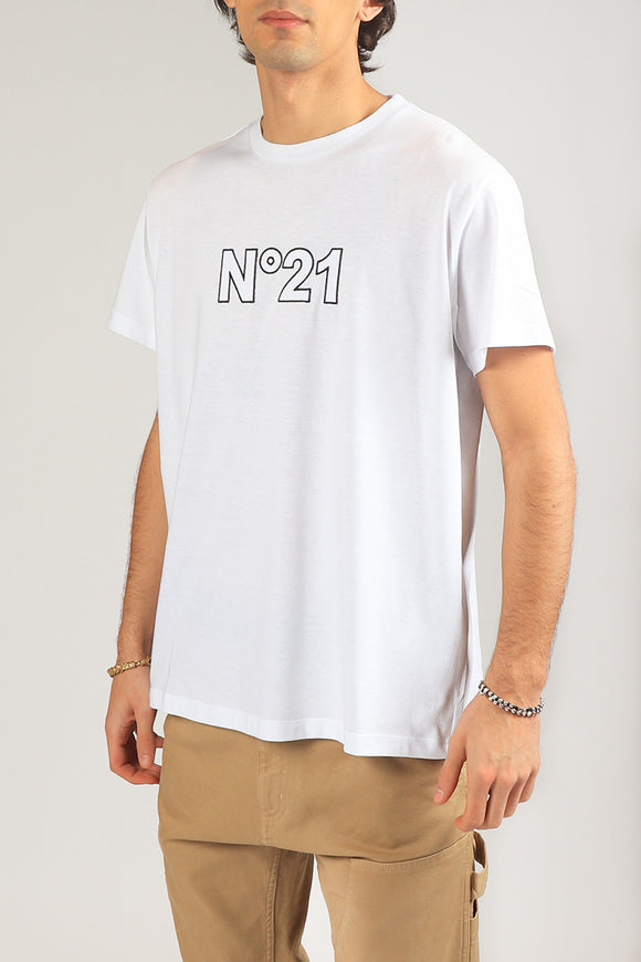  T-shirt Logo 3d N°21 Uomo Bianco - 4