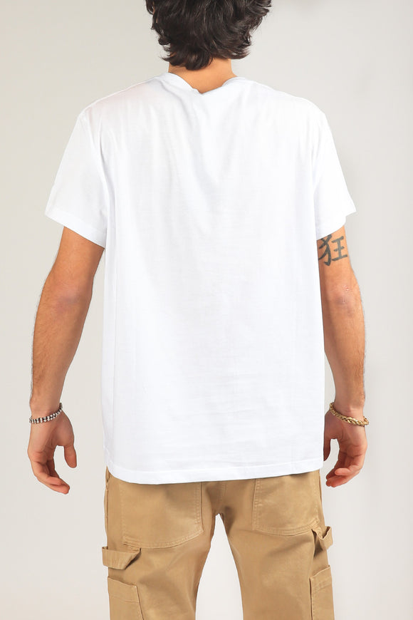  T-shirt Logo 3d N°21 Uomo Bianco - 5