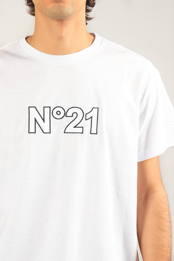  T-shirt Logo 3d N°21 Uomo Bianco - 6