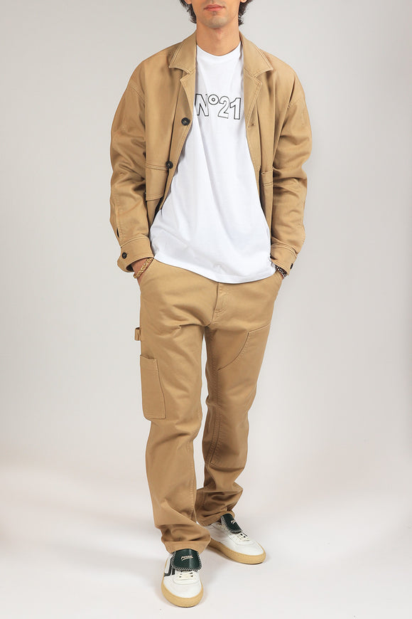  Cargo Blazer N°21 Uomo Beige - 3