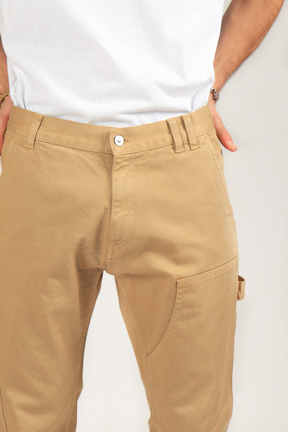  Pantalone Work N°21 Uomo Beige - 6