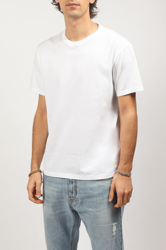  T-shirt Girocollo Grifoni Uomo Bianco - 3