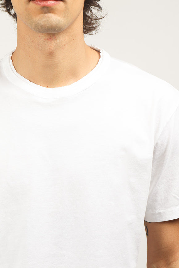  T-shirt Girocollo Grifoni Uomo Bianco - 5