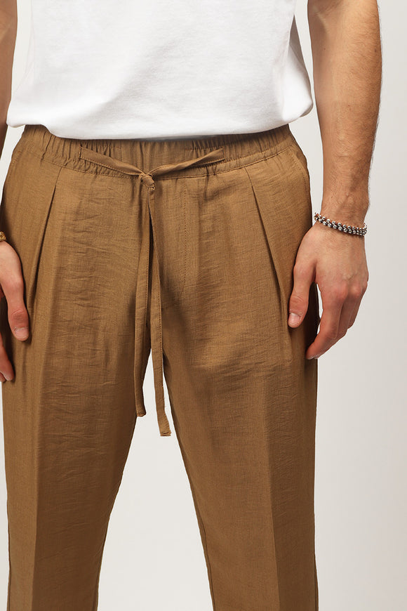  Pantalone Coulisse Traslucido Officina 36 Uomo Beige - 6