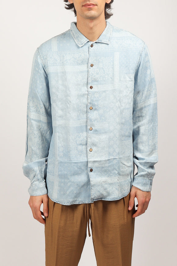  Camicia Wdana Tooco Uomo Azzurro - 2