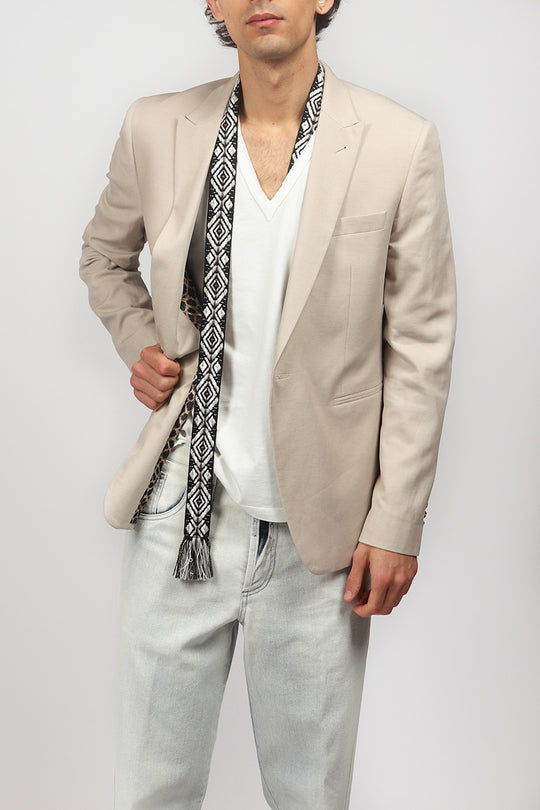 Giacca 1 Bottone Lino/Viscosa