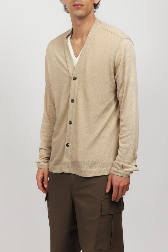  Cardigan Operato Officina 36 Uomo Beige - 4