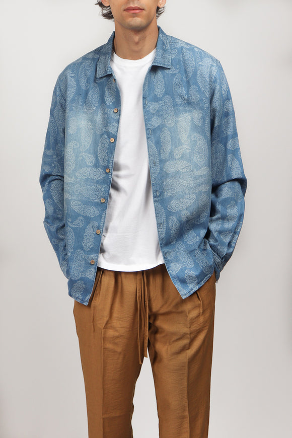  Camicia Oldana Tooco Uomo Blu - 1