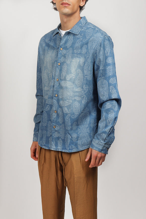  Camicia Oldana Tooco Uomo Blu - 4