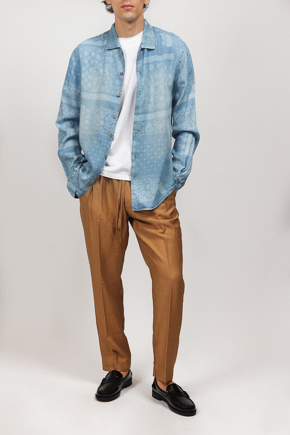  Camicia Wdana Tooco Uomo Blu - 3