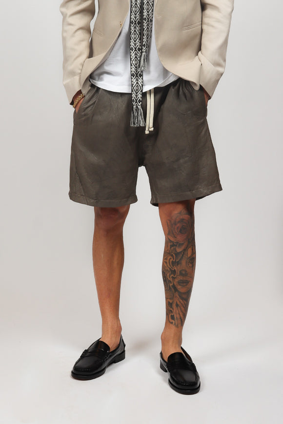  Bermuda In Pelle Blister Dacute Uomo Grigio - 1