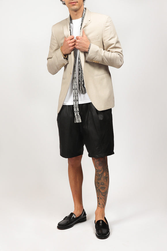  Bermuda In Pelle Blister Dacute Uomo Nero - 3