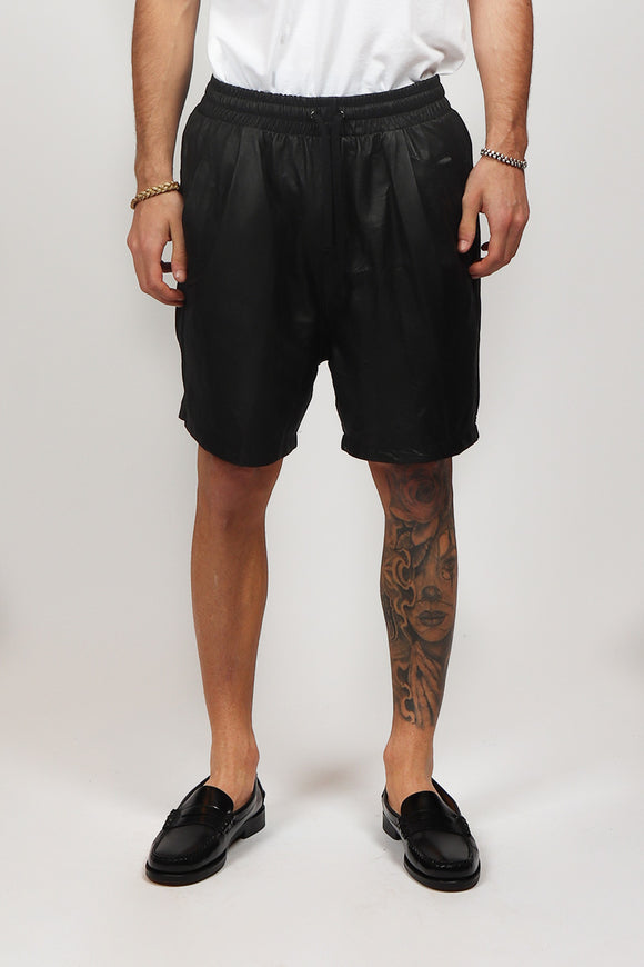  Bermuda In Pelle Blister Dacute Uomo Nero - 2
