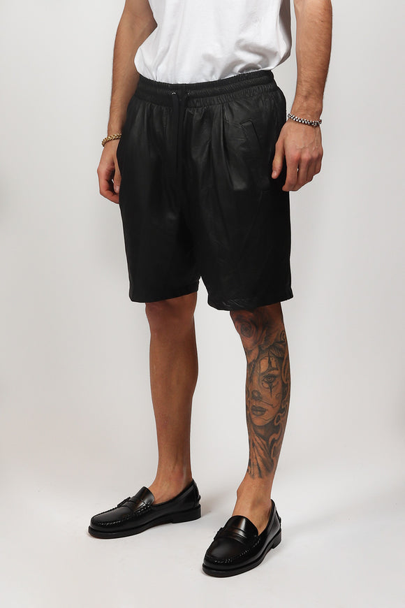  Bermuda In Pelle Blister Dacute Uomo Nero - 4