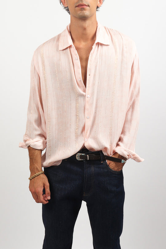 Camicia Lurex Animalier