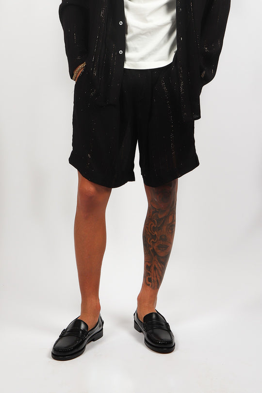 Bermuda Lurex Animalier