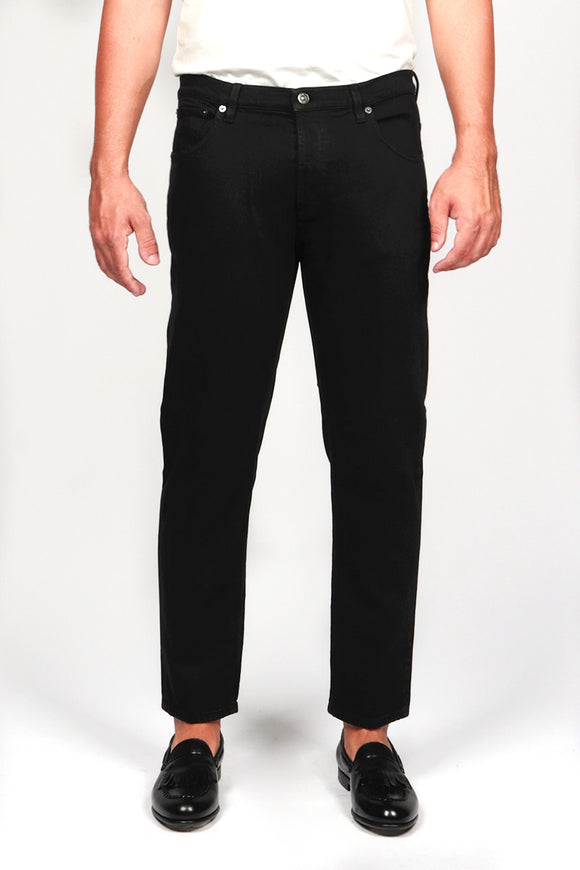  Jeans Brighton In Bull Dondup Uomo Nero - 2