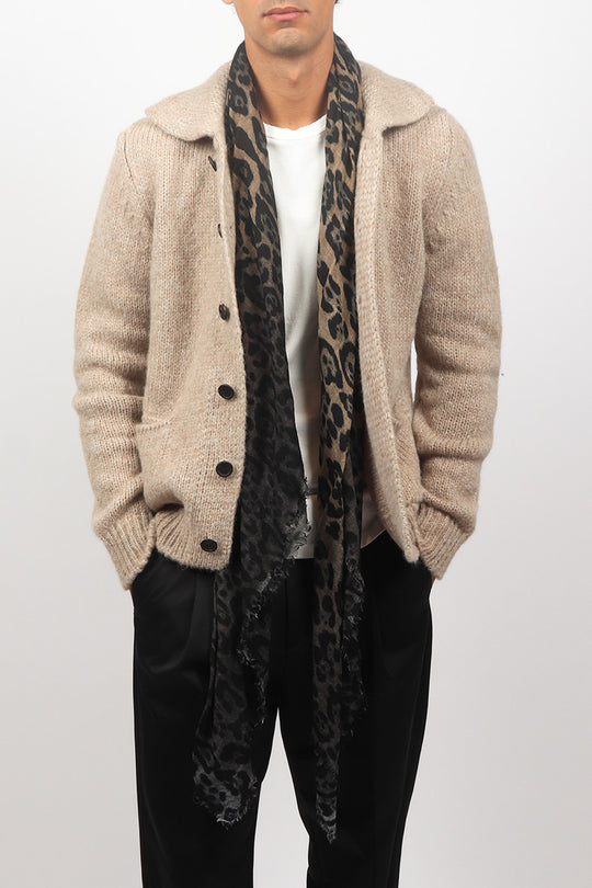 Cardigan in Alpaca Polo