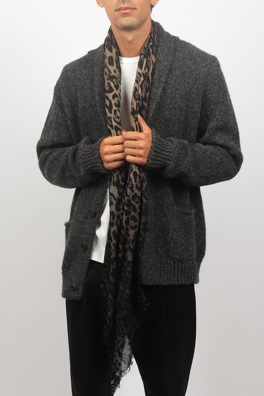 Cardigan in Alpaca Scialle