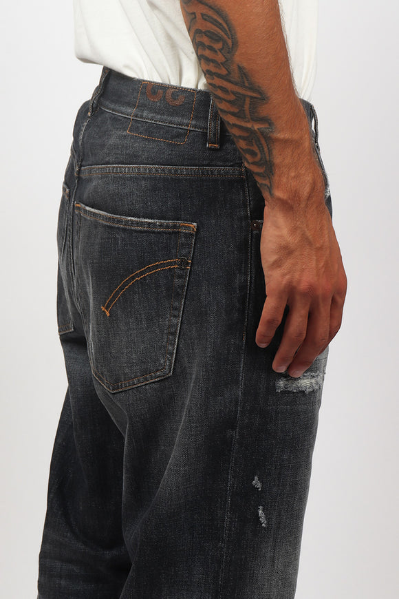  Jeans Paco Rotture Dondup Uomo Grigio - 6