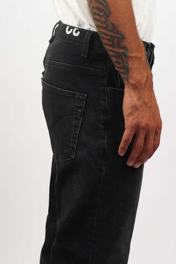  Jeans Brighton Baffi Dondup Uomo Nero - 4
