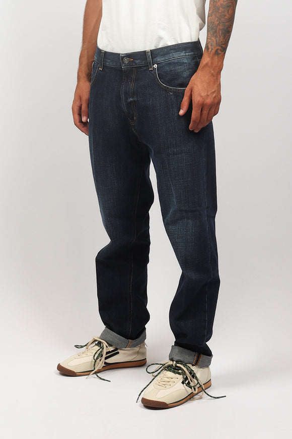  Jeans Ervin In Denim Dondup Uomo Blu - 4