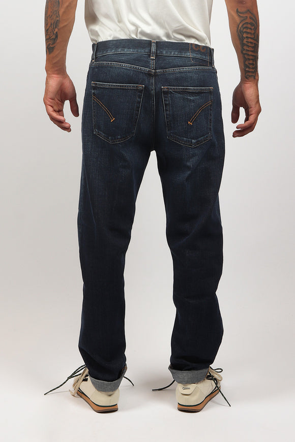  Jeans Ervin In Denim Dondup Uomo Blu - 5