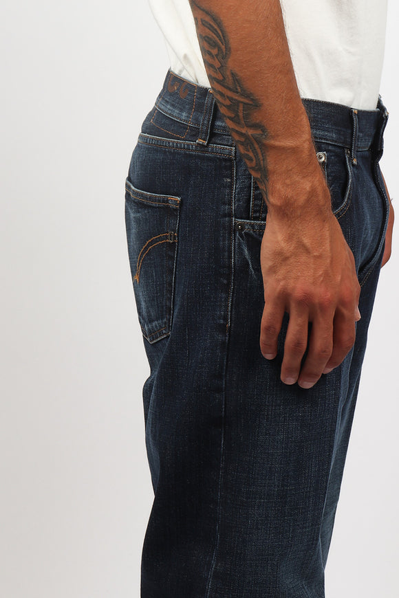  Jeans Ervin In Denim Dondup Uomo Blu - 6