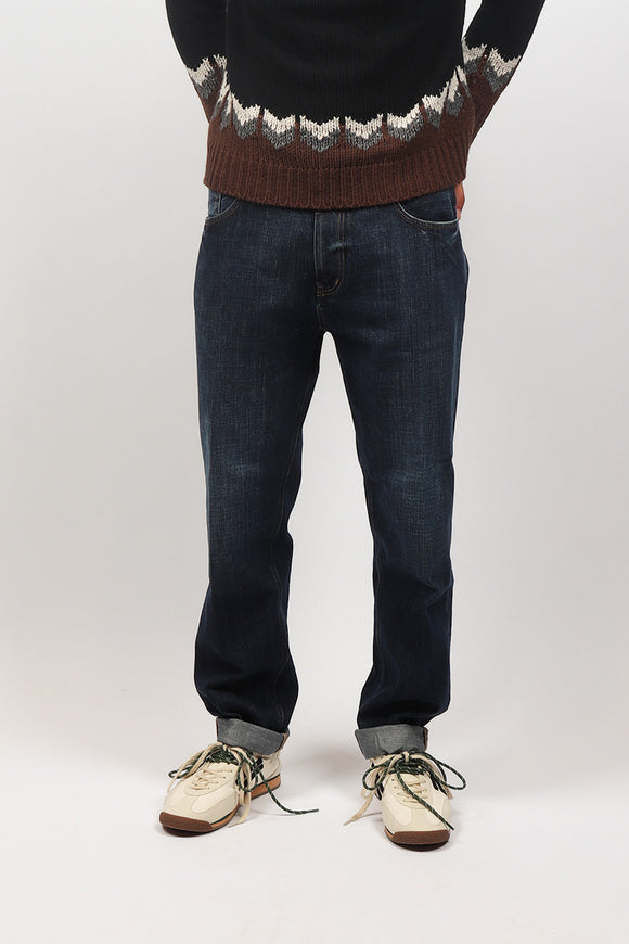  Jeans Ervin In Denim Dondup Uomo Blu - 1