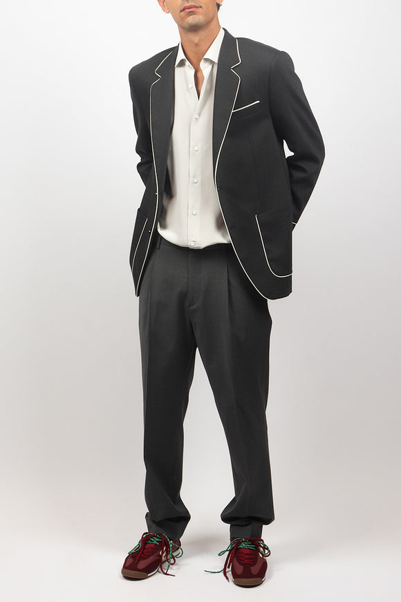  Giacca Paiping In Lana Reveres 1949 Uomo Grigio - 3