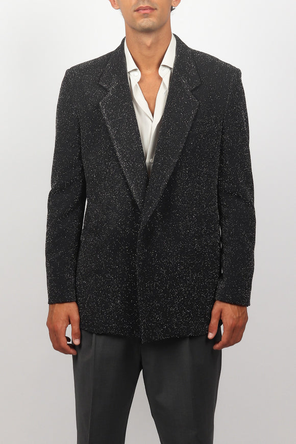  Giacca No Bottoni Lurex Reveres 1949 Uomo Nero - 1