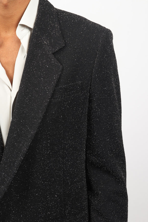  Giacca No Bottoni Lurex Reveres 1949 Uomo Nero - 4