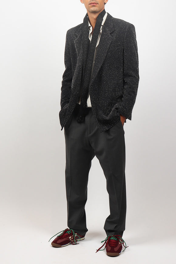 Giacca No Bottoni Lurex Reveres 1949 Uomo Nero - 6