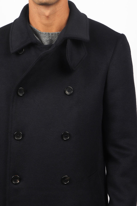  Trench In Lana Reveres 1949 Uomo Blu - 5
