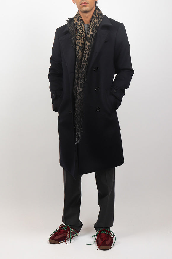  Trench In Lana Reveres 1949 Uomo Blu - 1