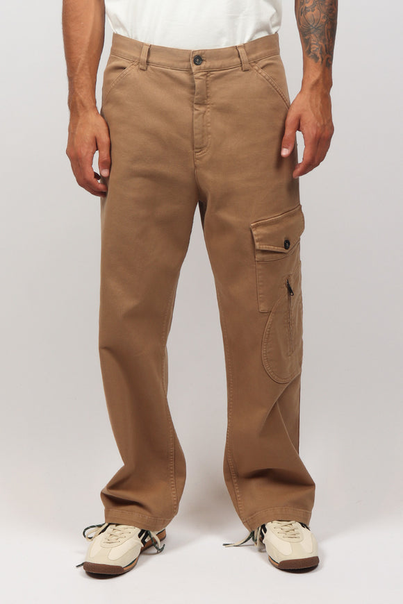  Pantalone Mono Cargo N°21 Uomo Beige - 2