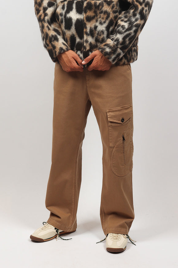  Pantalone Mono Cargo N°21 Uomo Beige - 1