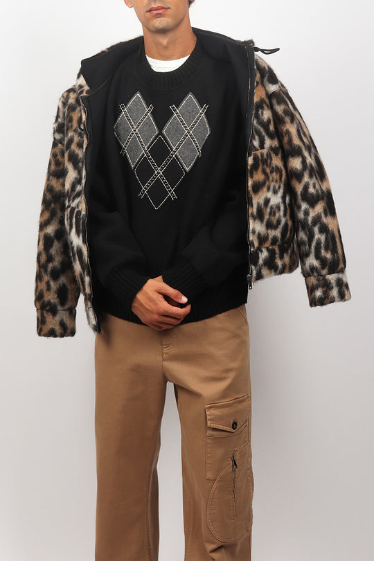 Maglia Girocollo Borchie