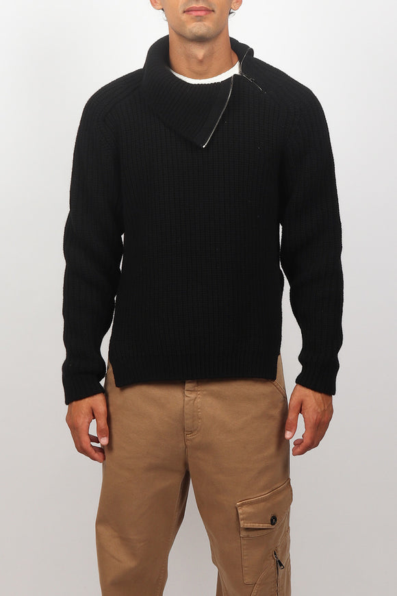 Maglia F10 Zip N°21 Uomo Nero - 2