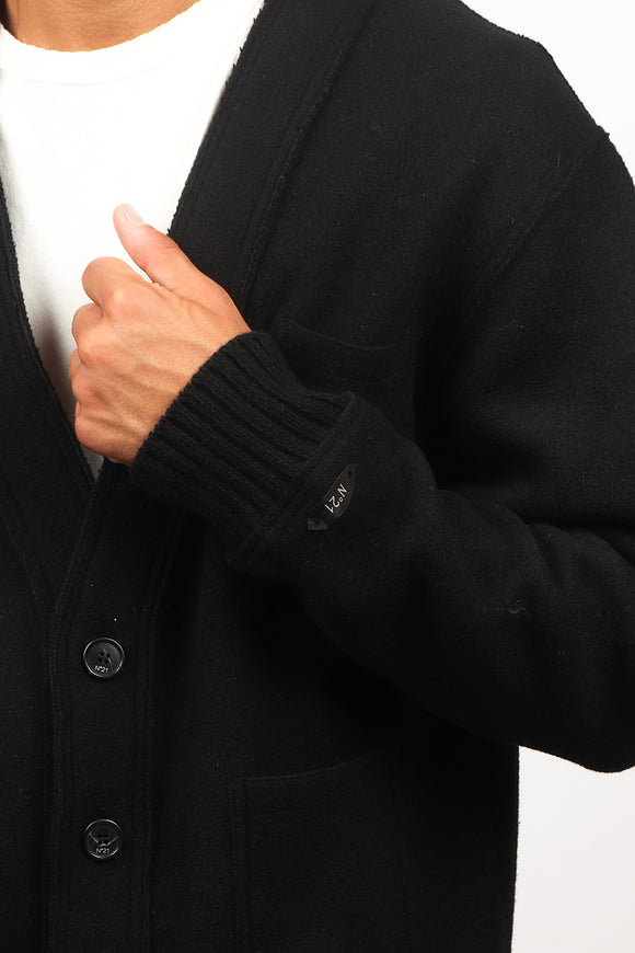  Cardigan Boxy In Panno Di Lana N°21 Uomo Nero - 6
