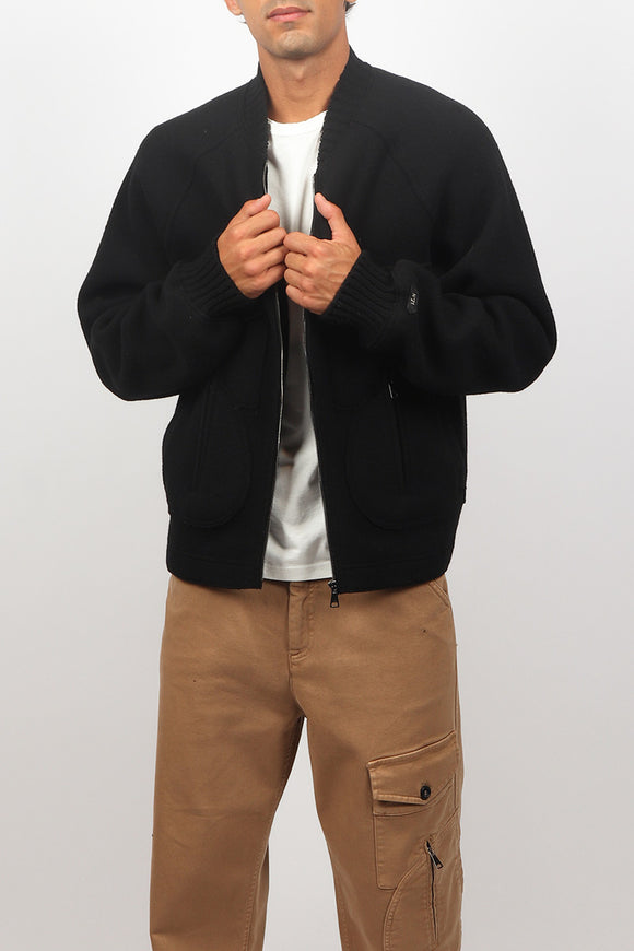  Bomber In Panno Lana N°21 Uomo Nero - 1