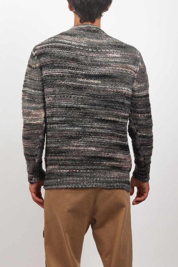  Maglia Girocollo Moulinè Officina 36 Uomo Grigio - 5