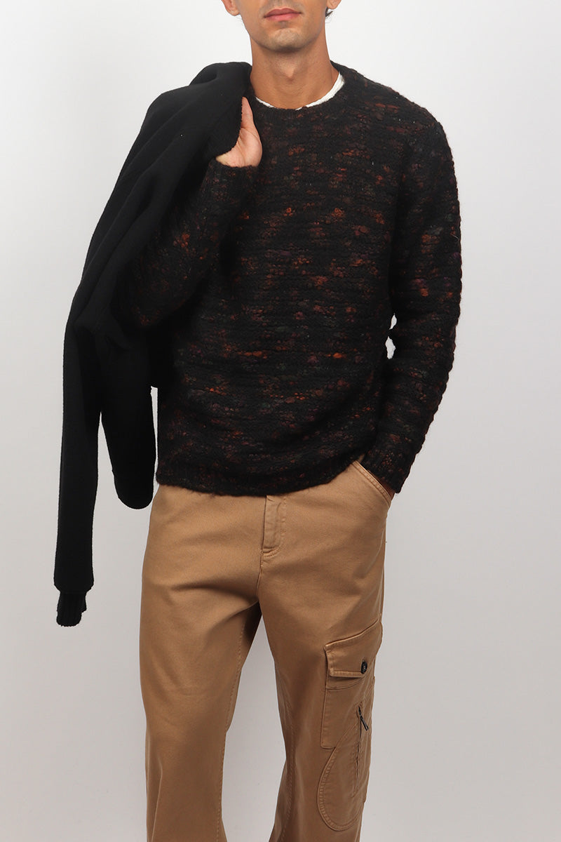 Pull Homme OFFICINA36 - Modèle 1900AM - Composition Laine, Mohair, Acrylique, Polyamide - Blanc - Neuf Avec Étiquettes